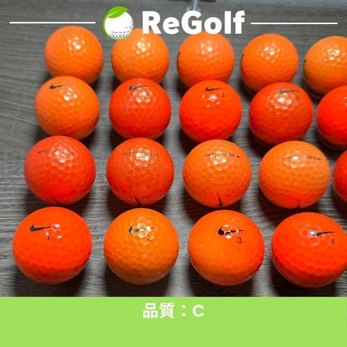 【中古】 ロストボール NIKE GOLF ナイキ PD ロング オレンジ 20球 ACランク ゴルフボール リゴルフ