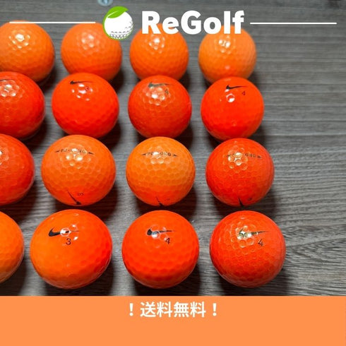 【中古】 ロストボール NIKE GOLF ナイキ PD ロング オレンジ 20球 ACランク ゴルフボール リゴルフ
