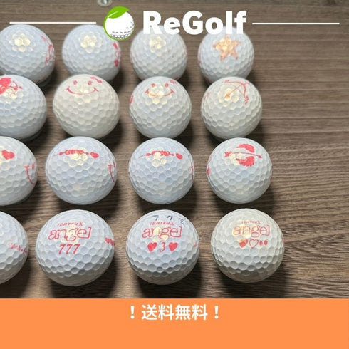 【中古】 ロストボール イダテン X エンジェル パール 年式混合 20球 ACランク ゴルフボール リゴルフ