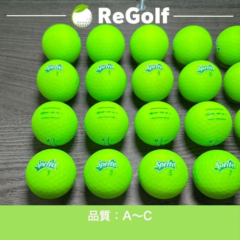 【中古】 ロストボール スプライト ゴルフボール マットグリーン 20球 ACランク ゴルフボール リゴルフ