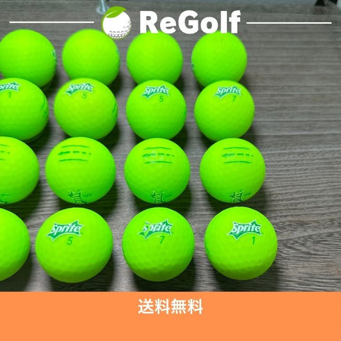 【中古】 ロストボール スプライト ゴルフボール マットグリーン 20球 ACランク ゴルフボール リゴルフ