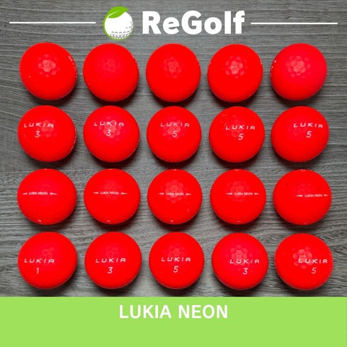 【中古】 ロストボール ルキア ルキアネオン レッド 20球 ACランク ゴルフボール リゴルフ