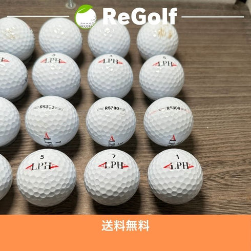 【中古】 ロストボール アルファ RS300 ホワイト 20球 ACランク ゴルフボール リゴルフ