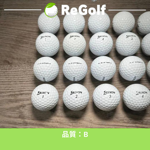 【中古】 ロストボール スリクソン Z-STAR Zスター ホワイト 2021年モデル 20球 Bランク ゴルフボール リゴルフ