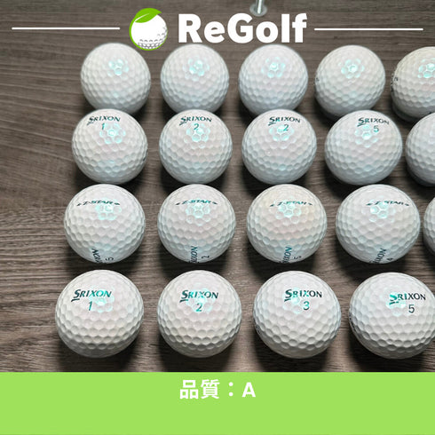 【中古】 ロストボール スリクソン Z-STAR Zスター ロイヤルグリーン 2021年モデル 20球 Aランク ゴルフボール リゴルフ