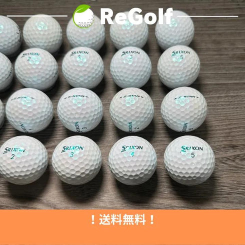 【中古】 ロストボール スリクソン Z-STAR Zスター ロイヤルグリーン 2021年モデル 20球 Bランク ゴルフボール リゴルフ