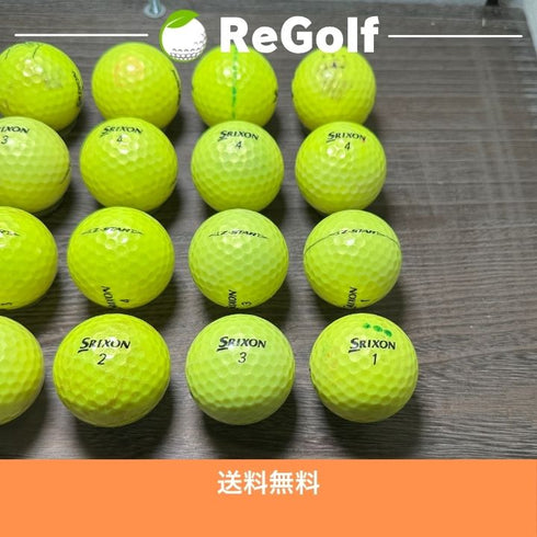 【中古】 ロストボール スリクソン Z-STAR Zスター イエロー 2023年モデル 20球 ぉ試ランク ゴルフボール リゴルフ