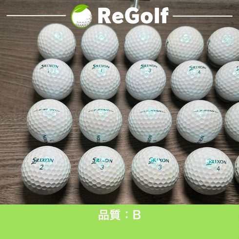 【中古】 ロストボール スリクソン Z-STAR Zスター 2023年モデル ロイヤルグリーン 20球 Bランク ゴルフボール リゴルフ