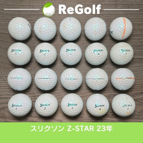 【中古】 ロストボール スリクソン Z-STAR Zスター ロイヤルグリーン 2023年モデル 20球 Cランク ゴルフボール リゴルフ