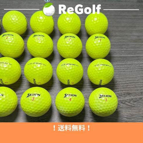 【中古】 ロストボール スリクソン Z-STAR XV ZスターXV イエロー 2023年モデル 20球 Bランク ゴルフボール リゴルフ