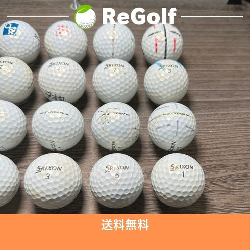 【中古】 ロストボール スリクソン Z-STAR Zスター ホワイト 2019年以下混合 20球 ぉ試ランク ゴルフボール リゴルフ