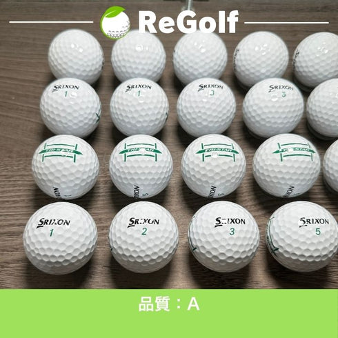 【中古】 ロストボール スリクソントライスター ホワイト 2024年モデル 20球 Aランク ゴルフボール リゴルフ