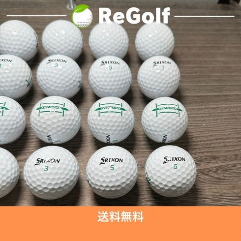 【中古】 ロストボール スリクソントライスター ホワイト 2024年モデル 20球 Aランク ゴルフボール リゴルフ