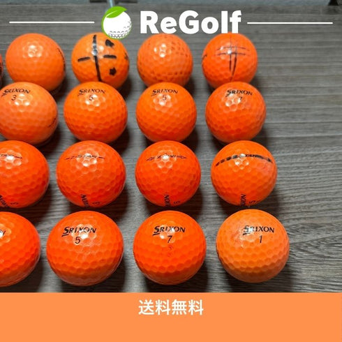 【中古】 ロストボール スリクソン Z-STAR Zスター オレンジ 2019年以下混合 20球 ぉ試ランク ゴルフボール リゴルフ