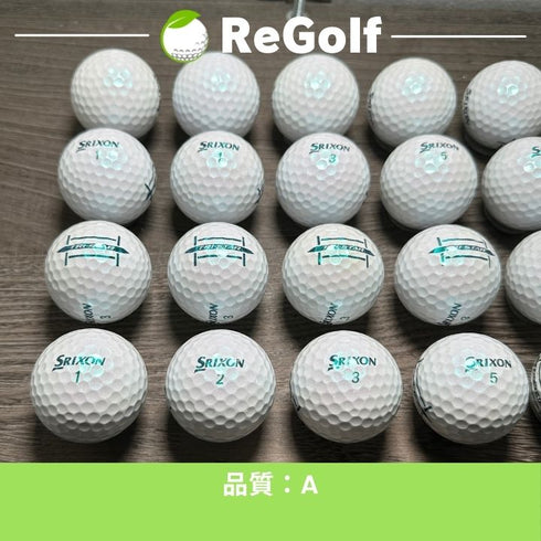 【中古】 ロストボール スリクソントライスター ロイヤルグリーン 2024年モデル 20球 Aランク ゴルフボール リゴルフ