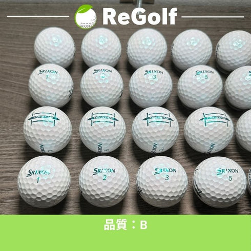 【中古】 ロストボール スリクソントライスター ロイヤルグリーン 2024年モデル 20球 Bランク ゴルフボール リゴルフ