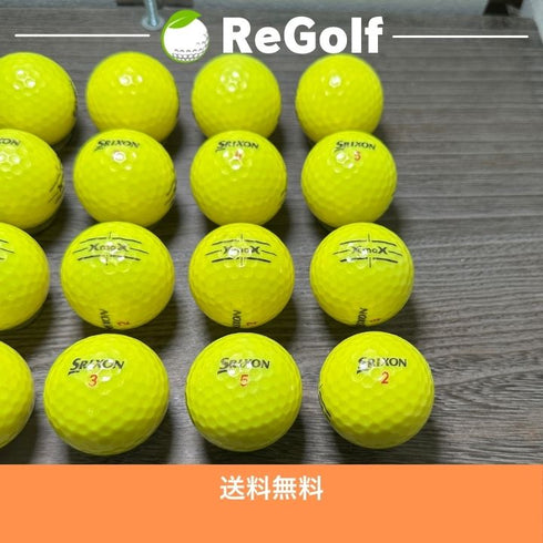 【中古】 ロストボール スリクソン XMAX イエロー 20球 Aランク ゴルフボール リゴルフ