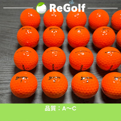 【中古】 ロストボール スリクソン AD333 ADトリプルスリー オレンジ 年式混合 20球 ACランク ゴルフボール リゴルフ