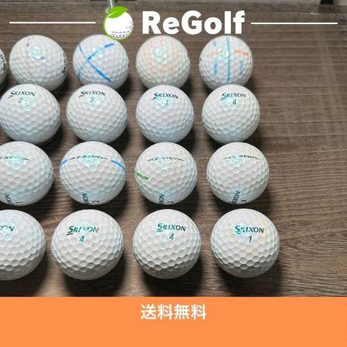 【中古】 ロストボール スリクソン Z-STAR Zスター ロイヤルグリーン 2025年モデル 20球 Cランク ゴルフボール リゴルフ