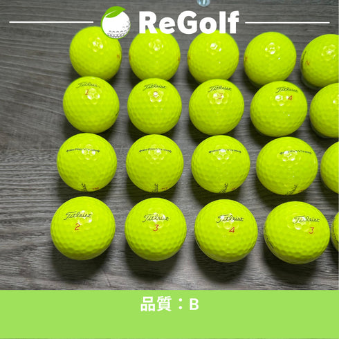 【中古】 ロストボール タイトリスト Pro V1x イエロー 2021年モデル 20球 Bランク ゴルフボール リゴルフ