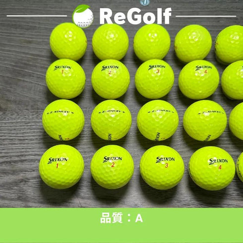 【中古】 ロストボール スリクソン Z-STAR XV ZスターXV イエロー 2021年モデル 20球 Aランク ゴルフボール リゴルフ