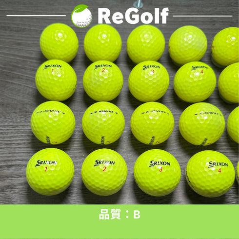 【中古】 ロストボール スリクソン Z-STAR XV ZスターXV イエロー 2021年モデル 20球 Bランク ゴルフボール リゴルフ