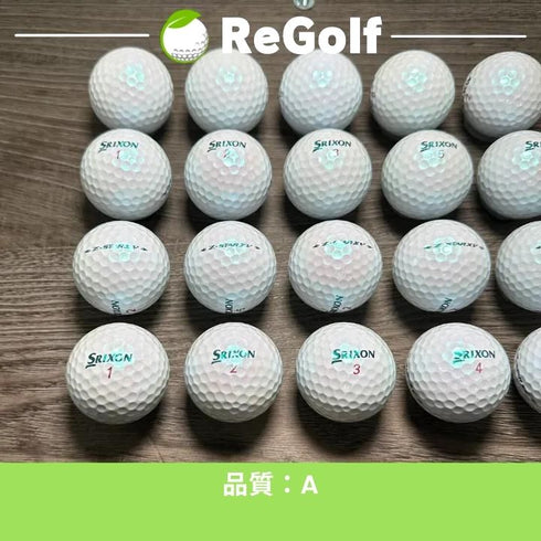 【中古】 ロストボール スリクソン Z-STAR XV ZスターXV ロイヤルグリーン 2021年モデル 20球 Aランク ゴルフボール リゴルフ