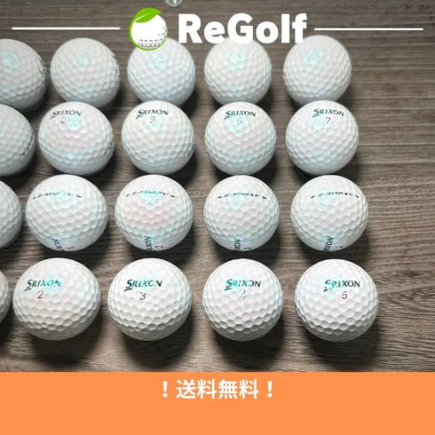【中古】 ロストボール スリクソン Z-STAR XV ZスターXV ロイヤルグリーン 2021年モデル 20球 Aランク ゴルフボール リゴルフ