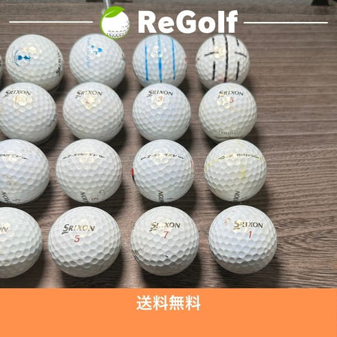 【中古】 ロストボール スリクソン Z-STAR XV ZスターXV パール 2019年以下混合 20球 ぉ試ランク ゴルフボール リゴルフ