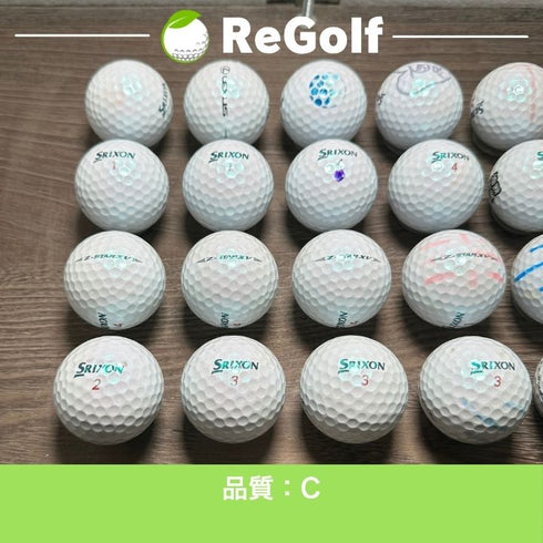 【中古】 ロストボール スリクソン Z-STAR XV ZスターXV ロイヤルグリーン 2025年モデル 20球 Cランク ゴルフボール リゴルフ