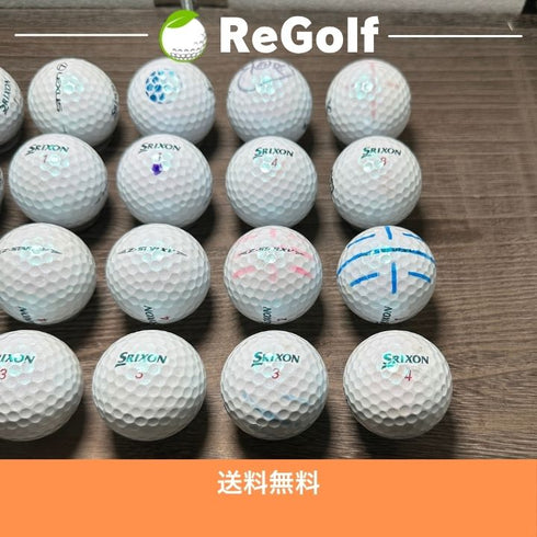 【中古】 ロストボール スリクソン Z-STAR XV ZスターXV ロイヤルグリーン 2025年モデル 20球 Cランク ゴルフボール リゴルフ