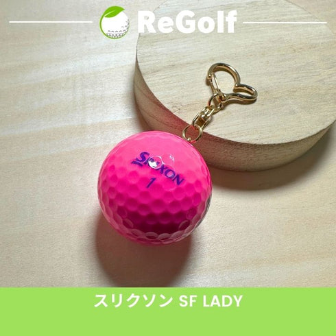 ●3018 ゴルフボール キーホルダー スリクソン ソフトフィール レディ ミッキー ゴルフボール リゴルフ