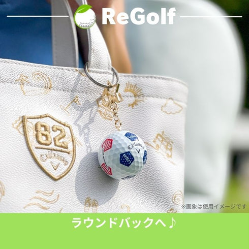 ●3023 ゴルフボール キーホルダー ミズノ ネクスドライブ テニスボール ゴルフボール リゴルフ