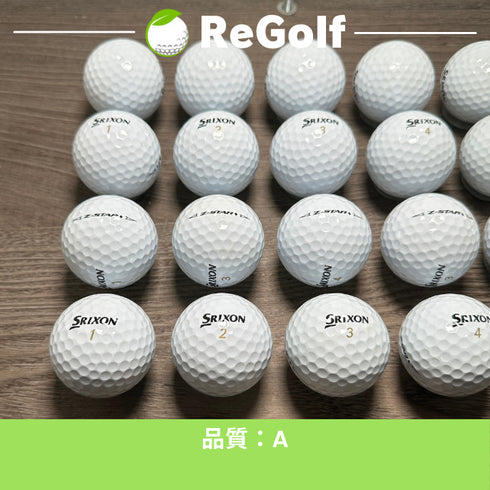 【中古】 ロストボール スリクソン Z-STAR Zスター ダイヤモンド ホワイト 2023年モデル 20球 Aランク ゴルフボール リゴルフ