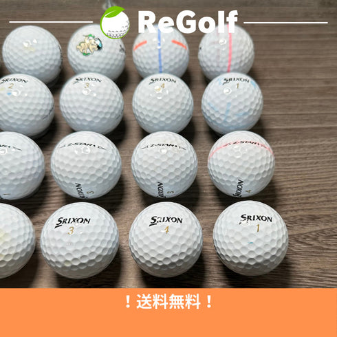 【中古】 ロストボール スリクソン Z-STAR DIAMOND Zスター ダイヤモンド 2023年モデル 20球 Cランク ゴルフボール リゴルフ