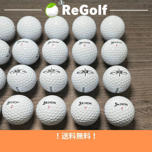 【中古】 ロストボール スリクソン X3 ホワイト 20球 Aランク ゴルフボール リゴルフ