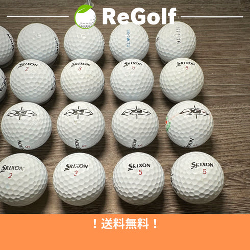 【中古】 ロストボール スリクソン X3 ホワイト 20球 ぉ試ランク ゴルフボール リゴルフ