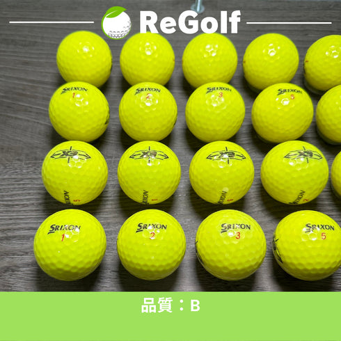 【中古】 ロストボール スリクソン X3 イエロー 20球 Bランク ゴルフボール リゴルフ