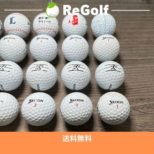【中古】 ロストボール スリクソン X2 ホワイト 20球 ACランク ゴルフボール リゴルフ