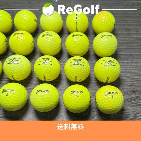【中古】 ロストボール スリクソン X2 イエロー 20球 ACランク ゴルフボール リゴルフ