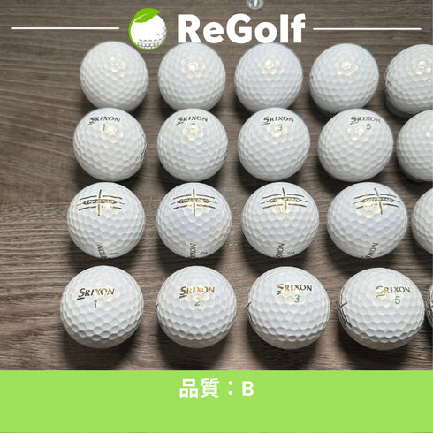 【中古】 ロストボール スリクソン トライスター パール 2020年モデル 20球 Bランク ゴルフボール リゴルフ