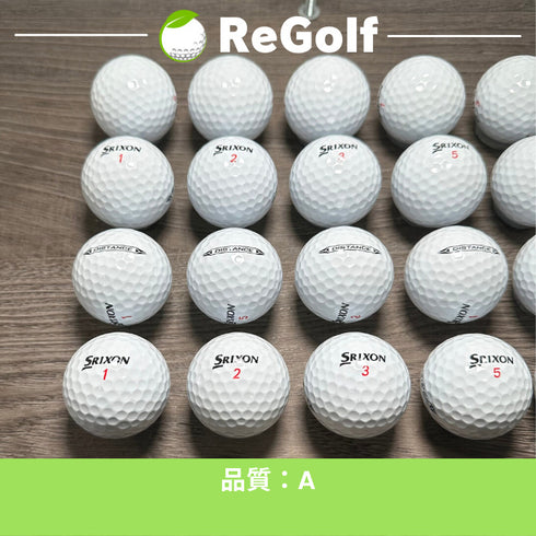 【中古】 ロストボール スリクソン ディスタンス ホワイト 2022年モデル 20球 Aランク ゴルフボール リゴルフ