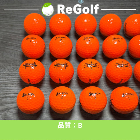【中古】 ロストボール スリクソン ADスピード オレンジ 年式混合 20球 Bランク ゴルフボール リゴルフ