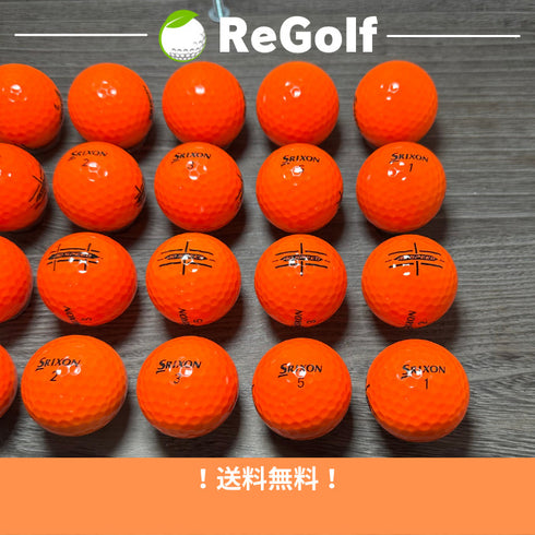 【中古】 ロストボール スリクソン ADスピード オレンジ 年式混合 20球 Bランク ゴルフボール リゴルフ