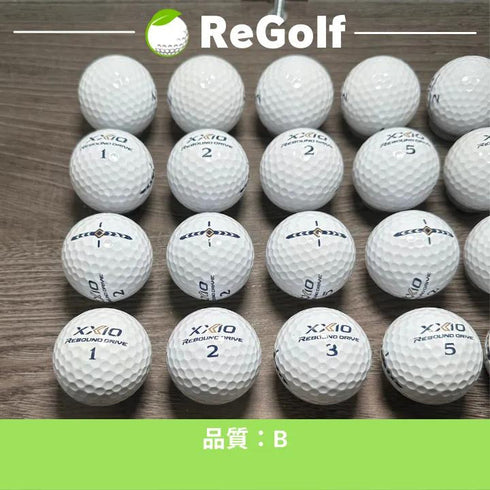 【中古】 ロストボール XXIO ゼクシオ リバウンドドライブ ホワイト 20球 Bランク ゴルフボール リゴルフ