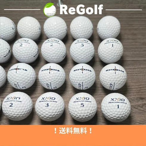 【中古】 ロストボール XXIO ゼクシオ リバウンドドライブ ホワイト 20球 Bランク ゴルフボール リゴルフ