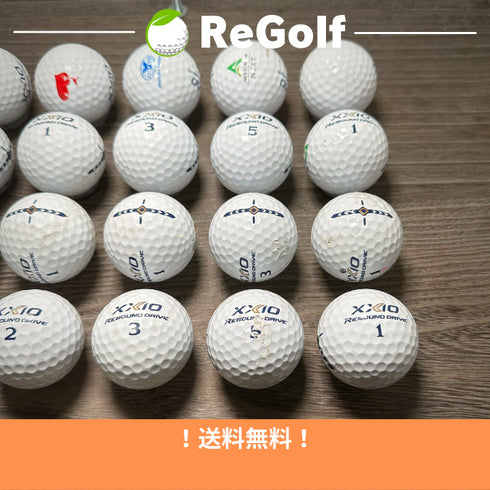 【中古】 ロストボール XXIO ゼクシオ リバウンドドライブ ホワイト 20球 ぉ試ランク ゴルフボール リゴルフ