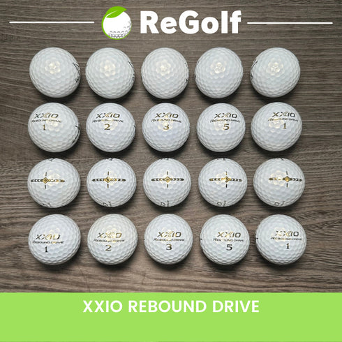 【中古】 ロストボール XXIO ゼクシオ リバウンドドライブ プレミアムホワイト 20球 Bランク ゴルフボール リゴルフ