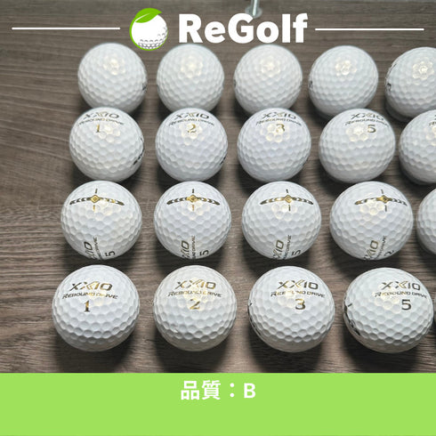 【中古】 ロストボール XXIO ゼクシオ リバウンドドライブ プレミアムホワイト 20球 Bランク ゴルフボール リゴルフ