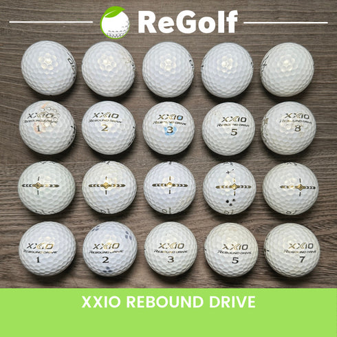 【中古】 ロストボール XXIO ゼクシオ リバウンドドライブ プレミアムホワイト 20球 ぉ試ランク ゴルフボール リゴルフ